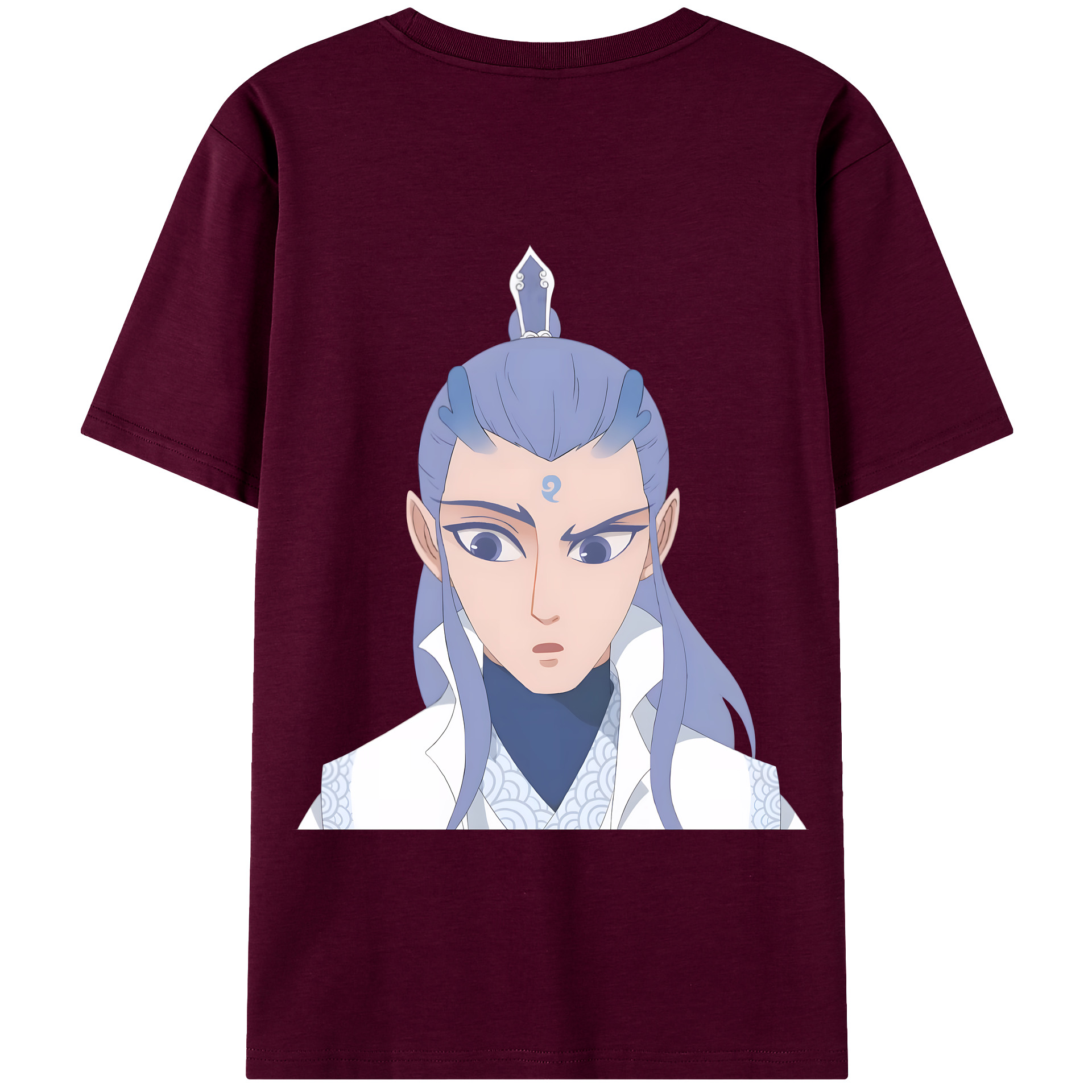 （画像用） Ne Zha 2 ナタ 魔童の大暴れ レディース半袖Tシャツ(バックプリント)